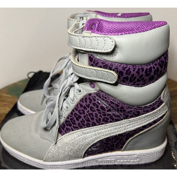 Puma Sky Wedge Sneakers Size 8 - Picture 3 of 11